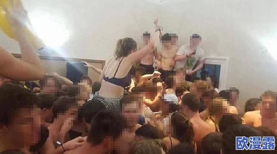 男人撕开美女胸罩狂欢，现场目击者称气氛火爆引发热议，社交媒体上讨论不断，事件背后隐藏的社会问题引人深思