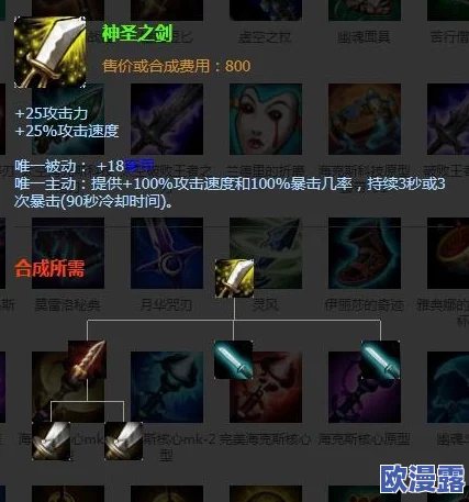 召唤师联盟：神圣之剑装备深度解析及属性搭配策略分析